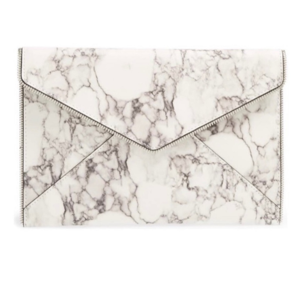 NWT Rebecca Minkoff Marble Leo Clutch
